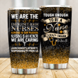 Nurse Nursing Is Our Passion Yellow Sparkle Stainless Steel Tumbler Perfect Gifts For Nurse Tumbler Cups For Coffee/Tea, Great Customized Gifts For Birthday Christmas Thanksgiving