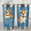 Corgi Dog Wearing Bow Tie I'll Be Your Smile Stainless Steel Tumbler Perfect Gifts For Dog Lover Tumbler Cups For Coffee/Tea, Great Customized Gifts For Birthday Christmas Thanksgiving