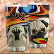 Pug Dog Stainless Steel Tumbler Perfect Gifts For Dog Lover Tumbler Cups For Coffee/Tea, Great Customized Gifts For Birthday Christmas Thanksgiving