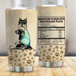 Miniature Schnauzer Nutrition Stainless Steel Tumbler, Tumbler Cups For Coffee/Tea, Great Customized Gifts For Mother's Day Birthday Christmas Thanksgiving
