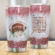 American Football I Love Being A Football Mom Stainless Steel Tumbler Perfect Gifts For American Football Lover Tumbler Cups For Coffee/Tea, Great Customized Gifts For Birthday Christmas Thanksgiving