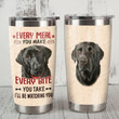 Black Labrador Retriever Dog Every Bite You Take I'll Be Watching You Stainless Steel Tumbler Perfect Gifts For Dog Lover Tumbler Cups For Coffee/Tea, Great Customized Gifts For Birthday Christmas Thanksgiving