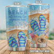 Personalized Beach Best Escape Anyone Can Have Stainless Steel Tumbler, Tumbler Cups For Coffee/Tea, Great Customized Gifts For Birthday Christmas Thanksgiving