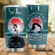 Personalized Mermaid She Dreams Of The Ocean Late At Night And Longs For The White Salt Air Stainless Steel Tumbler, Tumbler Cups For Coffee/Tea, Great Customized Gifts For Birthday Christmas Thanksgiving