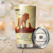 Lion King You Are Braver Than You Believe Stainless Steel Tumbler Perfect Gifts For Lion Lover Tumbler Cups For Coffee/Tea, Great Customized Gifts For Birthday Christmas Thanksgiving