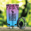 I Love Deer Stand Dates Stainless Steel Tumbler, Tumbler Cups For Coffee/Tea, Great Customized Gifts For Birthday Christmas Thanksgiving