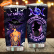 Personalized Witch They Whispered To Her Stainless Steel Tumbler Perfect Gifts For Witch Lover Tumbler Cups For Coffee/Tea, Great Customized Gifts For Birthday Christmas Thanksgiving