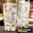 Personalized Deer Hunting I Would Choose You In A Hundred Lifetimes Stainless Steel Tumbler Perfect Gifts For Hunting Lover Tumbler Cups For Coffee/Tea, Great Customized Gifts For Birthday Christmas Thanksgiving Wedding Valentine's Day