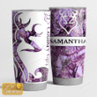 Personalized Buck And Doe Country Girl Stainless Steel Tumbler Perfect Gifts For Deer Lover Tumbler Cups For Coffee/Tea, Great Customized Gifts For Birthday Christmas Thanksgiving