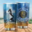 Personalized Mermaid January Girl The Soul Of A Mermaid Stainless Steel Tumbler Perfect Gifts For Mermaid Lover Tumbler Cups For Coffee/Tea, Great Customized Gifts For Birthday Christmas Thanksgiving