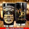 Personalized Horoscope As A Capricorn I Can Be Stubborn As A Mule Stainless Steel Tumbler Perfect Gifts For Horoscope Lover Tumbler Cups For Coffee/Tea, Great Customized Gifts For Birthday Christmas Thanksgiving