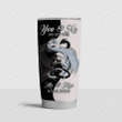 Personalized Dragon To My Husband From Wife I Married You Stainless Steel Tumbler Perfect Gifts For Dragon Lover Tumbler Cups For Coffee/Tea, Great Customized Gifts For Birthday Christmas Thanksgiving Wedding Valentine's Day