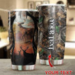 Personalized Deer Hunting Stainless Steel Tumbler Perfect Gifts For Hunting Deer Lover Tumbler Cups For Coffee/Tea, Great Customized Gifts For Birthday Christmas Thanksgiving