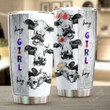 Cow Hay Girl Stainless Steel Tumbler Perfect Gifts For Cow Lover Tumbler Cups For Coffee/Tea, Great Customized Gifts For Birthday Christmas Thanksgiving