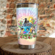 Great Dane Dog On The Peace Van Love Stainless Steel Tumbler, Tumbler Cups For Coffee/Tea, Great Customized Gifts For Birthday Christmas Thanksgiving