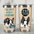 Boston Terrier Dog Kisses Fix Everything Stainless Steel Tumbler, Tumbler Cups For Coffee/Tea, Great Customized Gifts For Birthday Christmas Thanksgiving