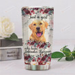 Just A Girl Who Loves Labrador Retriever Stainless Steel Tumbler, Tumbler Cups For Coffee/Tea, Great Customized Gifts For Birthday Christmas Thanksgiving
