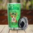 Corgi Dog Saint Patrick's Day Stainless Steel Tumbler Perfect Gifts For Dog Lover Tumbler Cups For Coffee/Tea, Great Customized Gifts For Birthday Christmas Thanksgiving
