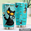 Personalized Wine And Cat That's What I Do Stainless Steel Tumbler Perfect Gifts For Wine Lover Tumbler Cups For Coffee/Tea, Great Customized Gifts For Birthday Christmas Thanksgiving