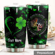 Personalized Irish By Blood Stainless Steel Tumbler Perfect Gifts For Irish Culture Lover Tumbler Cups For Coffee/Tea, Great Customized Gifts For Birthday Christmas Thanksgiving