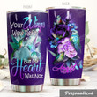 Personalized Hummingbird And Roses Your Wings Were Ready But My Heart Was Not Stainless Steel Tumbler Perfect Gifts For Hummingbird Lover Tumbler Cups For Coffee/Tea, Great Customized Gifts For Birthday Christmas Thanksgiving