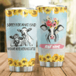 Personalized Cow When We Were Working Cattle Stainless Steel Tumbler Perfect Gifts For Cow Lover Tumbler Cups For Coffee/Tea, Great Customized Gifts For Birthday Christmas Thanksgiving