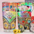 Personalized Hippie Van Stainless Steel Tumbler, Tumbler Cups For Coffee/Tea, Great Customized Gifts For Birthday Christmas Thanksgiving