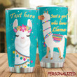 Personalized Llama Girl Who Loves Llama Stainless Steel Tumbler Perfect Gifts For Llama Lover Tumbler Cups For Coffee/Tea, Great Customized Gifts For Birthday Christmas Thanksgiving