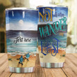 Personalized Sea Turtle Not All Who Wander Are Lost Stainless Steel Tumbler Perfect Gifts For Sea Turtle Lover Tumbler Cups For Coffee/Tea, Great Customized Gifts For Birthday Christmas Thanksgiving