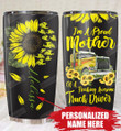 Qd - Personalized - I'm A Proud Mother Of Freaking Awesome Truck Driver Tumbler