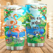 Personalized Flamingo Perfect The Way You Are Stainless Steel Tumbler Perfect Gifts For Flamingo Lover Tumbler Cups For Coffee/Tea, Great Customized Gifts For Birthday Christmas Thanksgiving