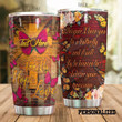 Personalized Butterfly It Will Fly To Heaven Stainless Steel Tumbler Perfect Gifts For Butterfly Lover Tumbler Cups For Coffee/Tea, Great Customized Gifts For Birthday Christmas Thanksgiving