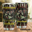 Personalized Camo Fishing Dad Like A Normal Dad Stainless Steel Tumbler Perfect Gifts For Fishing Lover Tumbler Cups For Coffee/Tea, Great Customized Gifts For Birthday Christmas Thanksgiving