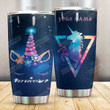 Personalized Unicorn With Galaxy Stainless Steel Tumbler Perfect Gifts For Unicorn Lover Tumbler Cups For Coffee/Tea, Great Customized Gifts For Birthday Christmas Thanksgiving