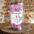 Elephant The Love Between A Nana And Her Granddaughter Is Forever Stainless Steel Tumbler Perfect Gifts For Elephant Lover Tumbler Cups For Coffee/Tea, Great Customized Gifts For Birthday Christmas Thanksgiving