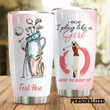 Personalized Golf Girl Just To Keep Up Stainless Steel Tumbler Perfect Gifts For Golf Lover Tumbler Cups For Coffee/Tea, Great Customized Gifts For Birthday Christmas Thanksgiving