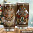 Personalized Native American Dreamcatcher Stainless Steel Tumbler Perfect Gifts For Native American Culture Lover Tumbler Cups For Coffee/Tea, Great Customized Gifts For Birthday Christmas Thanksgiving