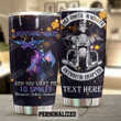 Personalized Dragon Biker Rheumatoid Arthritis You Want Me To Smile Stainless Steel Tumbler Perfect Gifts For Dragon Lover Tumbler Cups For Coffee/Tea, Great Customized Gifts For Birthday Christmas Thanksgiving