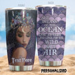 Personalized Mermaid Princess Longs For The Wild Salt Air Stainless Steel Tumbler Perfect Gifts For Mermaid Lover Tumbler Cups For Coffee/Tea, Great Customized Gifts For Birthday Christmas Thanksgiving