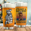 Personalized Bear Beer It's Not A Dad Bod Stainless Steel Tumbler Perfect Gifts For Bear Lover Tumbler Cups For Coffee/Tea, Great Customized Gifts For Birthday Christmas Thanksgiving Father's Day