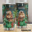 Personalized Owl In The Forest Stainless Steel Tumbler, Tumbler Cups For Coffee/Tea, Great Customized Gifts For Birthday Christmas Thanksgiving