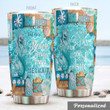 Personalized Beach I'm A Mermaid Stainless Steel Tumbler Perfect Gifts For Mermaid Lover Tumbler Cups For Coffee/Tea, Great Customized Gifts For Birthday Christmas Thanksgiving
