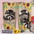 Personalized Raccoon In The Hole Stainless Steel Tumbler, Tumbler Cups For Coffee/Tea, Great Customized Gifts For Birthday Christmas Thanksgiving