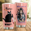 Personalized Cat What's Part Of Meows Don't You Understand Stainless Steel Tumbler Perfect Gifts For Cat Lover Tumbler Cups For Coffee/Tea, Great Customized Gifts For Birthday Christmas Thanksgiving