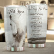 Personalized Horse God Says You Are Precious Stainless Steel Tumbler Tumbler Cups For Coffee/Tea Perfect Customized Gifts For Birthday Christmas Thanksgiving Awesome Gifts For Horse Lovers