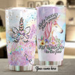 Personalized Unicorn She's Beauty Stainless Steel Tumbler Perfect Gifts For Unicorn Lover Tumbler Cups For Coffee/Tea, Great Customized Gifts For Birthday Christmas Thanksgiving