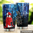Personalized Penguin I'm A Little Penguin Black And White Stainless Steel Tumbler Perfect Gifts For Penguin Lover Tumbler Cups For Coffee/Tea, Great Customized Gifts For Birthday Christmas Thanksgiving