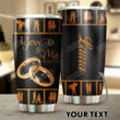 Personalized Wedding Ceremony You And Me We Got This Stainless Steel Tumbler Perfect Gifts For Couple Tumbler Cups For Coffee/Tea, Great Customized Gifts For Birthday Christmas Thanksgiving Wedding Valentine's Day