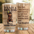 Personalized Bear Dad Dear Dad From Daughter I'm Your Favorite Child Stainless Steel Tumbler Perfect Gifts For Bear Lover Tumbler Cups For Coffee/Tea, Great Customized Gifts For Birthday Christmas Thanksgiving Father's Day