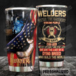 Personalized Welder We're The Hardest Working People Stainless Steel Tumbler Perfect Gifts For Welder Tumbler Cups For Coffee/Tea, Great Customized Gifts For Birthday Christmas Thanksgiving